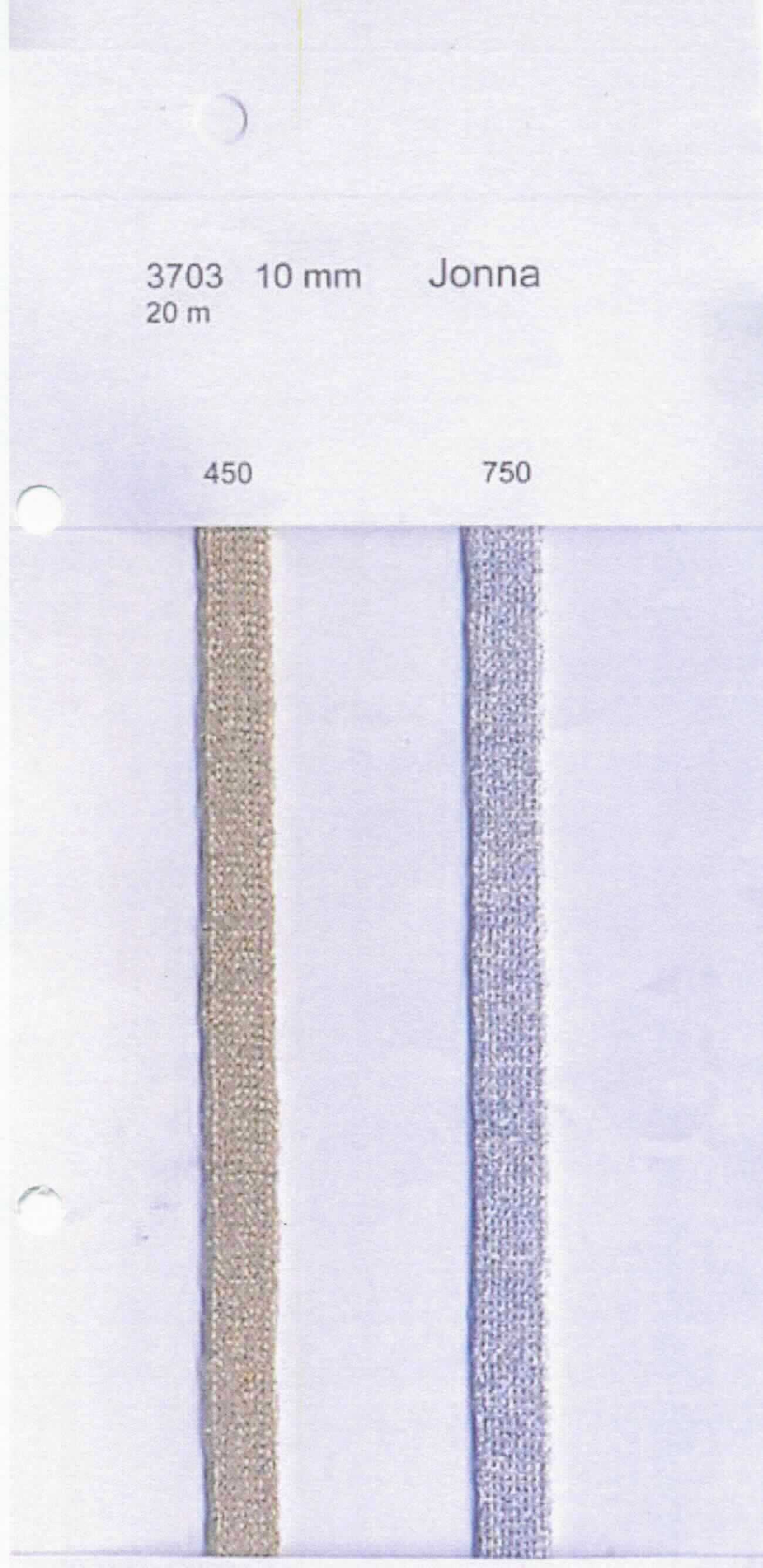 Kettengewirke, sog. gewebtes Band, Foto siehe Anlage,
- als Meterware, laut Antrag mit einer Breite von 1 cm und einer Länge von 20 m,
- laut Untersuchungsergbnis:
-- aus metallisierten Garnen der Position 5605, bestehend aus einem metallisierten Streifen aus synthetischer 
   Spinnmasse mit einer Breite von weniger als 1 mm, mit einem Garn aus Chemiefasern verzwirnt,
-- keine Elastomergarne oder Kautschukfäden enthaltend,
- kein Samt, Plüsch, Schlingengewirke oder Schlingengestricke.

"Gewirke, mit einer Breite von weniger als 30 cm, anderes als solche der Positionen 6001 und 6002, aus  
 metallisierten Garnen"