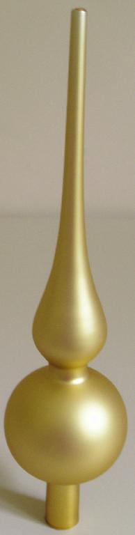 Nach den Antragsangaben und dem vorgelegten Warenmuster handelt es sich bei der sog. "Baumspitze 7904965" um einen Weihnachtsartikel in Form einer ca. 28 cm hohen, metallisch matt-glänzend gestalteten Weihnachtsbaumspitze. Die goldfarbene Weihnachtsbaumspitze besteht aus einem hohlen Glaskorpus, der eine "Steckhülse" (Durchmesser ca. 2 cm) am unteren Ende, darüber eine runde Kugel (Durchmesser ca. 7 cm) und an der Oberseite eine konisch zulaufende Spitze (Länge ca. 7 cm) aufweist.
Derartig gestaltete Erzeugnisse dienen als Christbaumschmuck traditionell dem Ausgestalten der Weihnachtszeit.

Zolltarifrechtlich handelt es sich um einen "Festartikel, Weihnachtsartikel, aus Glas".