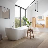 Sog. Badewanne mit Whirlpoolfunktion, in Form einer noch nicht zusammengesetzen Ware, im Wesentlichen bestehens aus einer ca. 180 x 90 x 72 cm großen freistehenden Badewanne aus Stahl und gehärtetem Acryl mit einer integrierten Pumpe, 12 Massagedüsen (Hydrojets), Unterwasserbeleuchtung, Überlaufschutz, Siphon und Verschluss (äußere Form siehe Abbildung in der Anlage). 
Die Vorrichtung wird mit Wasser befüllt und dient der durch Wasserdruck bewirkten mechanischen Massage des Benutzers.
Die Ware ist in einem Karton verpackt.

Sie wird als "Massagegerät, kein elektrisches Vibrationsmassagegerät eingereiht".