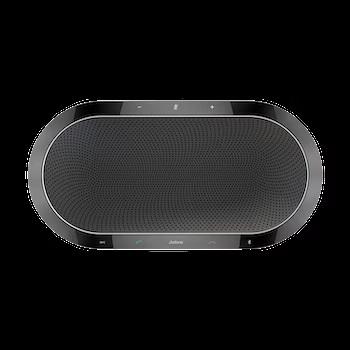 USB/Bluetooth Konferenzlautsprecher (Abbildung siehe Anlage),
- aus einem 2" Lautsprecher, sechs Mikrofonen, Bluetooth-Funksende- und
  -empfangsmodul und Audiosignalelektronik in einem ovalen Gehäuse
  (Abmessungen: 360 x 39,5 x 180 mm) mit Bedientasten, LED-Statusanzeigen,
  Ladeanschluss für Tablet und Mobiltelefon, USB-, Audio- und Netzanschluss,
- zum Umwandeln von elektrischen Tonfrequenzimpulsen in Schallschwingungen
  - kennzeichnende Haupttätigkeit -, zur Tonfrequenzverstärkung und zum
  drahtgebundenen oder drahtlosen Empfangen von Audiodaten einschließlich
  Freisprechfunktion ohne Wählmöglichkeit,
- zusammen mit Beipack (Adapter und Bedienungsanleitung) in einer
  gemeinsamen Verkaufsumschließung.
Der Konferenzlautsprecher bestimmt den Charakter des Ganzen.
 
"Einzellautsprecher im Gehäuse (Kombination aus Einzellautsprecher
 - kennzeichnende Haupttätigkeit -, Tonfrequenzverstärker und Apparat
 für die Kommunikation in einem drahtgebundenen oder drahtlosen
 Netzwerk, in Warenzusammenstellung mit nicht charakterbestimmenden
 Beipack, in Aufmachung für den Einzelverkauf)"