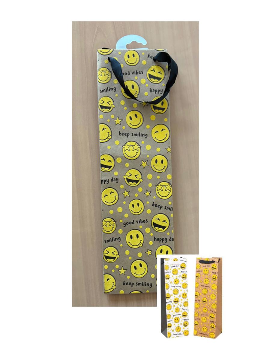 Es handelt sich um geklebte Blockbodenbeutel mit Seitenfalten aus Papier (Abmessungen: etwa 12 x 10 x 40 cm). Die Außenseiten sind im Wesentlichen mit einer farbigen „Beflockung“ in Form verschiedener Smileys versehen und mit Schriftzügen in englischer Sprache (z. B. „keep smiling“) bedruckt. Der rechteckige Boden jedes Beutels ist innen mit einem Pappzuschnitt verstärkt. Der obere Rand ist nach innen eingeschlagen, an beiden Längsseiten mit Pappzuschnitten verstärkt und je Seite zweimal gelocht. Durch jedes Lochpaar ist eine Trageschlaufe aus Spinnstoffband gezogen. Jeder Beutel ist auf der Innenseite am oberen Rand mittig mit einem perforierten Haken aus Pappe beklebt. Auf der Unterseite ist ein Klebeetikett mit Informationen zum Produkt aufgebracht.

Abbildungen siehe Anlage.

Derartige Waren gehören als "andere Säcke, Beutel oder Tüten aus Papier und Pappe, ausgenommen Schallplattenhüllen" zum TARIC-Code 4819 4000 00.