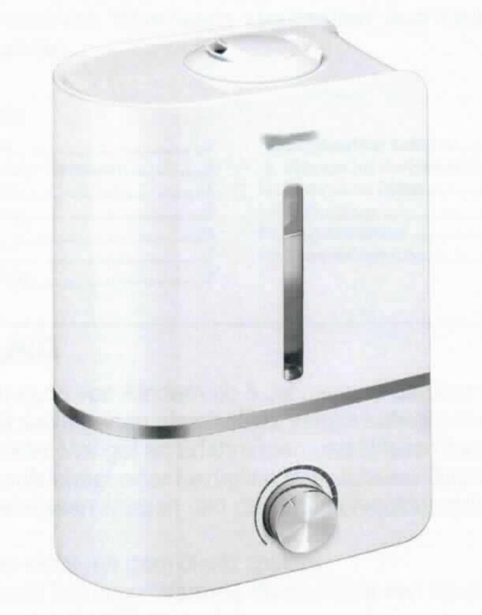 Luftbefeuchter LB 45, Art.Nr. 681.07 (Abbildung siehe Anlage)
- aus einem Gehäuse aus Kunststoff mit eingebautem Elektromotor (Nennleistung: 25 W), 
  Lüfter, Wassertank (Fassungsvermögen: ca. 4 l), Kalkfilter, Ultraschall-
  membran, Aromafach mit Aromapad, Luftfilter, Nebelauslass, Kabel mit Netzstecker sowie 
  Bedien- und Anzeigeelementen,
- mit einem Gewicht von weniger als 20 kg,
- üblicherweise zur Verwendung im Haushalt  zum Befeuchten der Raumluft von Räumen bis 
  30 m², bestimmt,
- zusammen mit Beipack (Bedienungsanleitung, 15 Ersatz-Aromapads) in einer gemeinsamen 
  Verkaufsumschließung.
Der Luftbefeuchter bestimmt den Charakter des Ganzen.

"Elektromechanisches Haushaltsgerät mit eingebautem Elektromotor, kein Staubsau-
 ger der Position 8508, kein Lebensmittelzerkleinerungs- und -mischgerät oder Frucht-
 und Gemüsepresse - Luftbefeuchter, in Warenzusammenstellung in Aufmachung für den 
 Einzelverkauf mit nicht charakterbestimmendem Beipack"