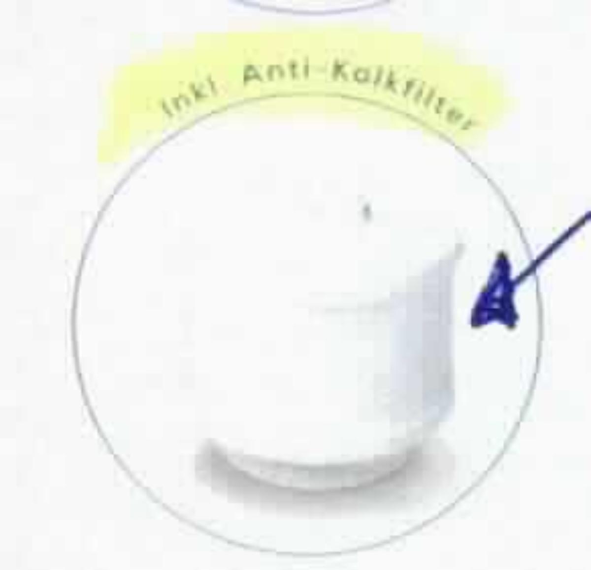 Kalkfilter, Art.-Nr. 164147,
- aus einem spezifisch geformten, zylindrischen, zweiteiligen Kunststoff-Gehäuse mit Deckel,
  einem Filterelement aus Nylon sowie einer Wasserein- und Austrittsöffnung, mit einem
  Durchmesser von ca. 79 mm und einer Höhe von ca. 86 mm (Abbildung siehe Anlage),
- zur Verwendung als Wasser-Entkalkungsfilter in einem Luftbefeuchter.

"Apparat zum Filtrieren von Wasser - sog. Kalkfilter"