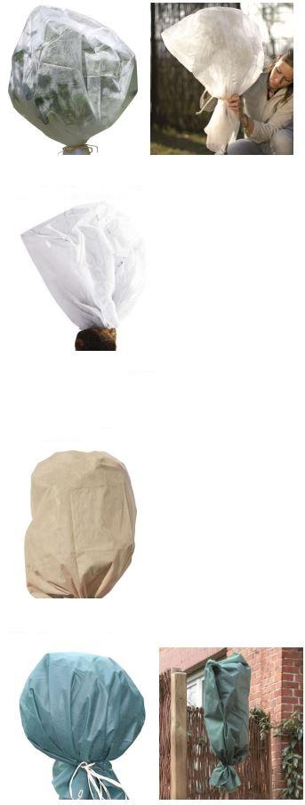 Pflanzen-Winterschutz, sog. Winterschutz Rosenhauben, Foto siehe Anlage,
- laut Antrag in verschiedenen Ausführungen (als 2er oder 3er Sets in verschiedenen Stärken und
  Farben),
- in einem Polybeutel mit bedrucktem Papiereinleger verpackt,
- flachliegend annähernd rechteckig; in den Abmessungen von ca. 75 cm x 80 cm,
- aus einfarbigem, punktuell thermisch verfestigtem Vliesstoff aus Chemiefasern,
- an einer Längsseite und am oberen Rand zusammengeschweißt (somit konfektioniert), 
- unten offen und lediglich geschnitten,
- durch Zusammenfügen konfektioniert,
- dient laut Antrag als Schutzabdeckung für Pflanzen.

"Andere konfektionierte Waren (Pflanzen-Winterschutz), aus Spinnstoffen, aus Vliesstoffen"