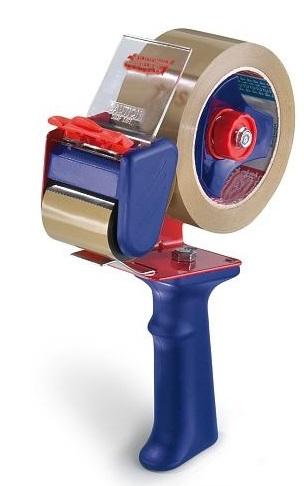 "Packbandabroller";

- mit freiem Arm zu handhabendes Erzeugnis in Form eines Kunststoffgehäuses mit Griff, einer
  Aufnahmevorrichtung für eine Klebebandrolle (nicht Gegenstand dieser vZTA), einer Klebeband-
  anpresslasche, einer Umlenkrolle sowie einer gezahnten Abrisskante aus unedlem Metall

- zum Anlegen und Portionieren von Klebebandstreifen an Packstücke

(Antragstellerangaben)

Abbildung siehe Anlage

Derartige Erzeugnisse gehören als "Handwerkzeuge, anderweit weder genannt noch inbegriffen,
mit arbeitendem Teil aus unedlem Metall, andere als in den TARIC-Codes 8205 1000 00 bis
8205 5910 00 genannten" zum TARIC-Code 8205 5980 00.