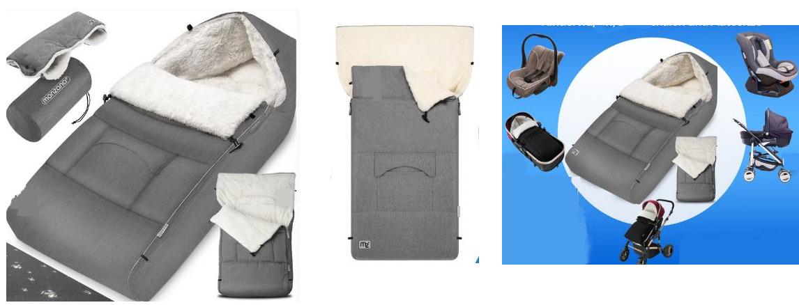 Bei dem sog. Babyfußsack handelt es sich um einen ca. 90 x 60 x 12 cm großen Fußsack, bestehend aus einer Außenseite aus einfarbigen Geweben, einer Innenlage aus wollweißen Plüschgewirken und einer Füllung aus Polyester sowie einer rutschhemmenden Unterseite (Anti-Rutsch-Noppen).

Das Erzeugnis weist einen rundum laufenden Reißverschluss sowie Fixierungen zur Raffung des Randes des Kopfteils zu einer Art Kapuze auf. Der Babyfußsack ist rückseitig mit fünf schlitzförmigen Aussparungen für die Gurtdurchführung versehen. Unter dem Reißverschluss ist ein sog. Windfang eingearbeitet. Auf der Vorderseite ist zusätzlich eine Tasche aufgenäht.

Die Ware dient zum Wärmen eines Kindes im Kinderwagen, in Autositzen oder Babyschalen.

Der Babyfußsack ist in einer Hülle aus Spinnstoff verpackt, welche dem Verstauen und dem Transport der Ware dient.

Die Ware ist als eine "den Bettausstattungen ähnliche Ware (Fußsack), gepolstert, nicht von den Unterpositionen (HS) 9404 21 bis 9404 40 erfasst, nicht mit Federn oder Daunen gefüllt" einzureihen.