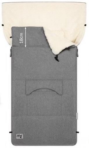 Bei dem sog. Babyfußsack handelt es sich um einen ca. 93 x 56 cm großen Fußsack, bestehend aus einer Außenseite aus farbigem Gewebe, einer Innenlage aus wollweißen Plüschgewirken und einer Zwischenlage aus Wattierungsstoff.
Er weist einen durchgehenden Reißverschluss an den Rändern sowie verschiedene Gummizüge und Knebelknöpfe für weitere Befestigungsmöglichkeiten auf. Das Produkt ist rückseitig mit fünf schlitzförmigen Aussparungen für die Gurtdurchführung versehen. Auf der Vorderseite ist zusätzlich eine Tasche aufgenäht.
Das Erzeugnis dient zum Wärmen eines Kindes im Kinderwagen, in Autositzen oder Babyschalen. 

Die in einem Pappkarton verpackte Ware ist als eine "den Bettausstattungen ähnliche Ware (Fußsack), gepolstert, nicht von den Unterpositionen (HS) 9404 21 bis 9404 40 erfasst, nicht mit Federn oder Daunen gefüllt" einzureihen.