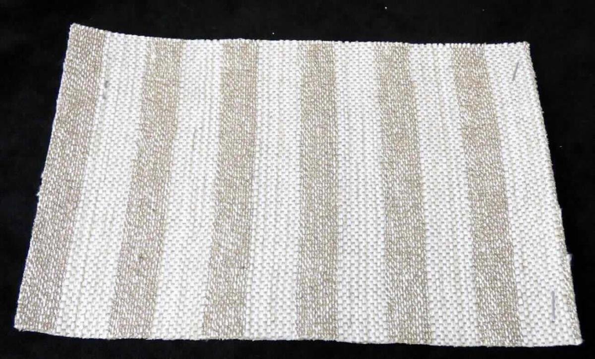 Textillaminat, sog. Material zur Schuhherstellung, Foto siehe Anlage,
als Meterware,
- laut Untersuchungsergebnis:
-- aus zwei mit ihrer ganzen Fläche aufeinanderliegenden und so miteinander durch Kleben verbundenen Lagen:
--- mit einer Oberlage (Schauseite):
---- aus einem buntgewebten Gewebe in Leinwandbindung aus nicht hochfesten Garnen,
----- mit Kettgarnen aus Reißspinnstoff (Baumwolle, Polyester, Polyamid und Viskose),
----- mit Schussgarnen aus synthetischen Filamenten (Polyester) und metallisierten Garnen der Position 5605
       (Effektzwirne) bestehend aus metallisierten Streifen aus synthetischer Spinnmasse mit einer 
        augenscheinlichen Breite von weniger als 5 mm, die mit synthetischen Monofilen mit einem Durchmesser 
        von weniger als 1 mm und Garnen aus Baumwolle verdreht sind, 
---- mit einem Gesamtanteil an:
----- synthetischen Filamenten (Polyester) von ca. 51,5 GHT,
----- metallisierten Garnen von ca. 31,8 GHT, 
----- Garnen aus Reißspinnstoff von ca. 16,7 GHT,
--- mit einer Unterlage: 
---- aus einem einfarbigen Gewebe,
- das die Schauseite bildende Gewebe verleiht der Ware insbesondere im Hinblick auf die Verwendung als Material 
  für Schuhe ihren wesentlichen Charakter.

"Gewebe aus Garnen aus synthetischen Filamenten, anderes als in den Unterpositionen 5407 10 bis 5407 84
 genannte, buntgewebt"