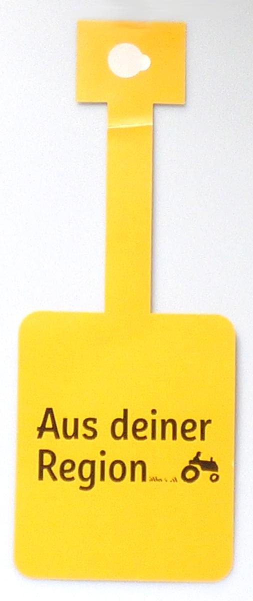 Es handelt sich bei dem sog. Regalwobbler um einen Zuschnitt aus Papier (max. Länge x Breite im flachliegenden Zustand etwa 23,5 x 9 cm). In Form zweier Rechtecke unterschiedlicher Größe, die durch einen Steg miteinander verbunden sind. Das größere Rechteck ist mit einem werbenden Hinweis bedruckt. Das kleine Rechteck ist nicht bedruckt und weist mittig einen Klebepunkt auf, der mit einem Trägerpapier abgedeckt ist. Das Erzeugnis soll in Supermärkten an Regale geklebt werden, um durch den Aufdruck auf bestimmte Eigenschaften, Sonderaktionen, Produktneuheiten oder saisonale Angebote hinzuweisen. Durch den Steg wippt der sog. Regalwobbler und erhöht die Aufmerksamkeit. Der Zuschnitt ist auch in runder Ausführung erhältlich.

Exemplarische Abbildung siehe Anlage.

Derartige Waren gehören als "andere Drucke, Werbedrucke, andere als Verkaufskataloge" zur Codenummer 4911 10 90 00 0 des Zolltarifs.