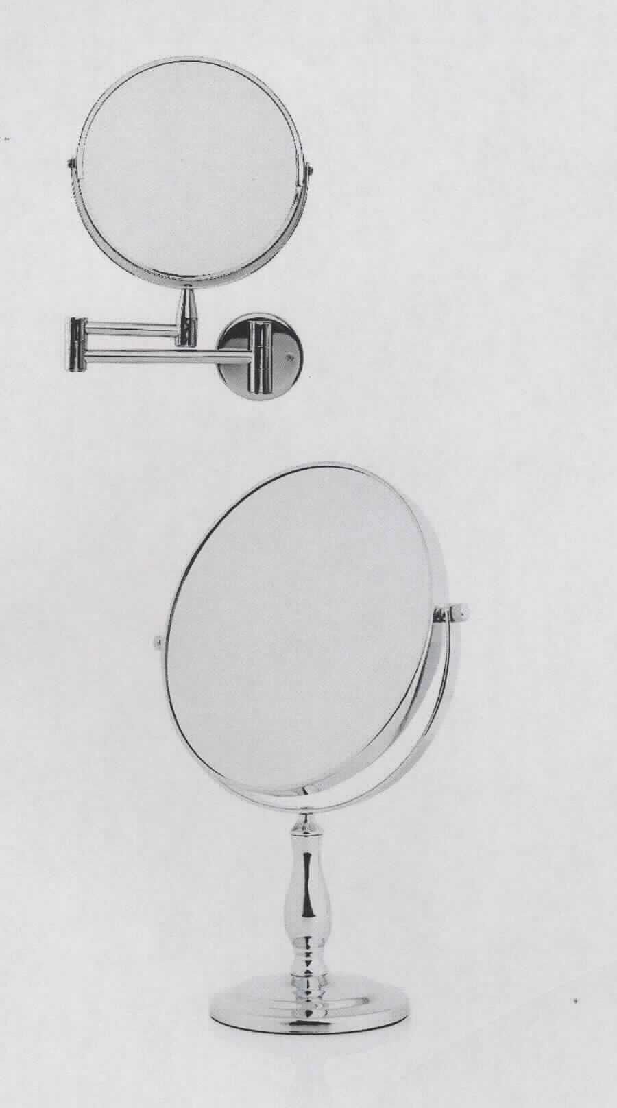 Spiegel aus Glas, sog. Kosmetikspiegel in zwei Ausführungen, Foto siehe Anlage,
ein Warenmuster wurde nicht vorgelegt, die Einreihung erfolgt anhand der Antragsangaben,
aus verschiedenen Bestandteilen zusammengesetzte Ware, bestehend aus
- einem runden Spiegel aus Glas,
- - in Form eines Doppelspiegels (an einer Seite mit fünffacher Vergrößerung),
- - gefasst in einem Rahmen,
- - Spiegelfläche mit einem Durchmesser von ca. 20 cm,
- einer Haltevorrichtung in zwei Ausführungen (Schwenkarm bzw. Standfuß),
- - Schwenkarm aus unedlem Metall zur Befestigung an der Wand, bestehend aus
- - - einem halbrunden Drehbügel, der an zwei gegenüberliegenden Punkten am Rahmen des Spiegels befestigt ist, 
      wodurch der Spiegel drehbar ist,
- - - einer an dem Drehbügel angebrachten Haltestange, die über ein bewegliches Gelenk mit einer weiteren 
      Haltestange verbunden ist,
- - - einer an der Haltestange befestigten runden Platte zur Montage an der Wand,
- - Standfuß mit Schaft aus unedlem Metall zur Verwendung als Standspiegel,
- - - mit einem halbrunden Drehbügel, der an zwei gegenüberliegenden Punkten am Rahmen des Spiegels befestigt 
      ist, wodurch der Spiegel drehbar ist,
- die Spiegel aus Glas bestimmen insbesondere aufgrund ihrer Bedeutung in Bezug auf die Verwendung 
  den wesentlichen Charakter der Ware.

"Spiegel aus Glas, gerahmt, kein Rückspiegel für Fahrzeuge"