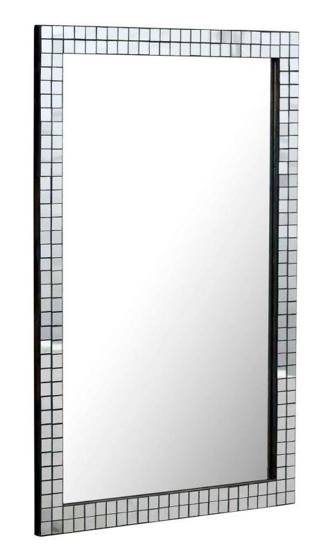 Spiegel aus Glas, Foto siehe Anlage,
ein Warenmuster wurde nicht vorgelegt, die Einreihung erfolgt anhand der Antragsangaben,
- in Form eines rechteckigen Wandspiegels aus Glas,
- mit einem Rahmen in Form eines mosaikartig mit kleinen Spiegeln aus Glas besetzten,
  erhöhten Rands,
- an der Rückseite mit einer Holzfaserplatte (MDF) versehen; mit vier Löchern zum Aufhängen
  in zwei Ausrichtungen (horizontal oder vertikal),
- mit den Abmessungen: 90 cm x 60 cm,
- zur Befestigung an der Wand vorgesehen.

"Spiegel aus Glas, kein Rückspiegel für Fahrzeuge, gerahmt"
