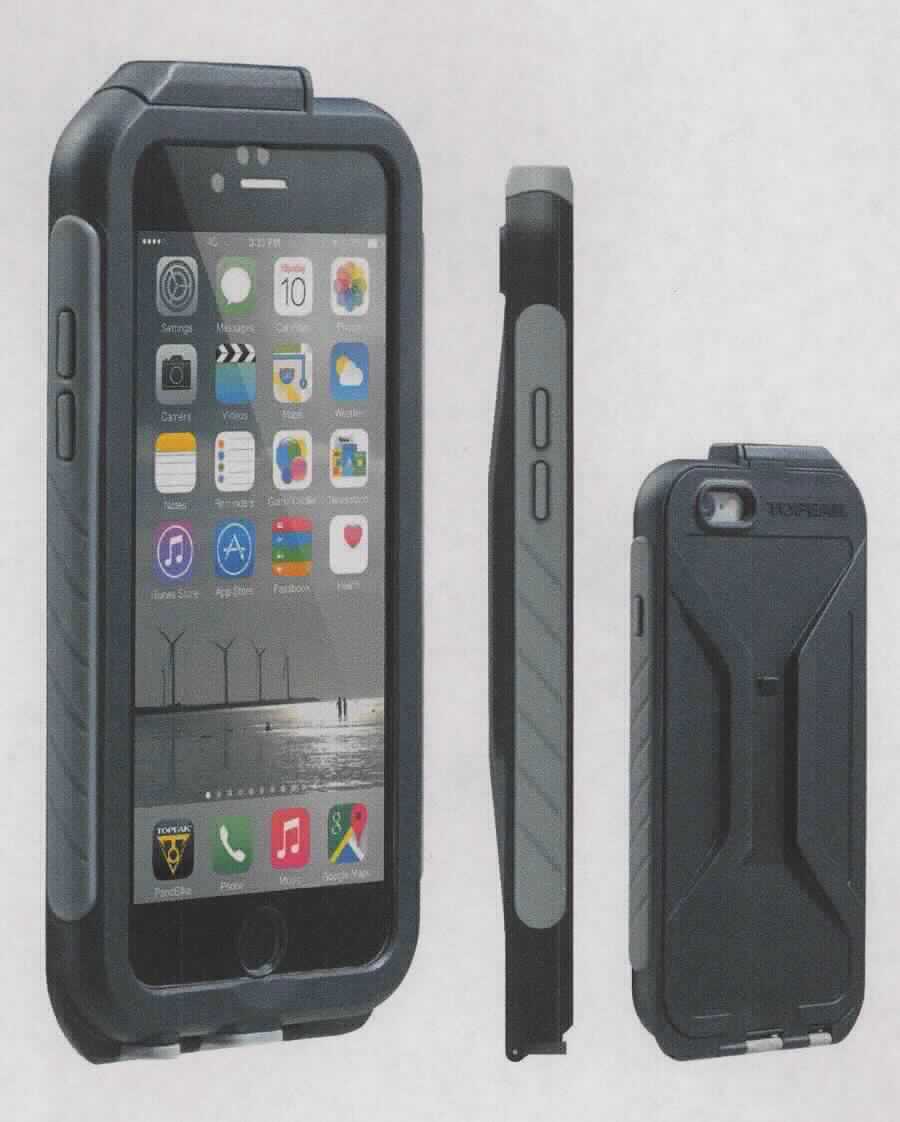 Etui für ein Mobiltelefon, sog. Weatherproof RC f. iPhone inklusive Halter, Artikel 15800470, 
Fotos siehe Anlage, 
- gemeinsam mit einem O-Ring aus Kunststoff, einem kleinen Beutel Schmiere und einer 
  Gebrauchsanweisung aus Papier für den Einzelverkauf aufgemacht; diese sind geringwertig 
  und im Hinblick auf die Verwendung als unbedeutend zu betrachten, sie ändern das Wesen 
  der Hauptware nicht und sind deshalb wie diese einzureihen,
- mit verschiedenen Außenseiten:
- - auf der Rückseite und den Rändern mit einer Außenseite aus formgepresstem Kunststoff 
    (flächenmäßig überwiegend und damit charakterbestimmend),
- - auf der Vorderseite und einer kleinen Aussparung auf der Rückseite mit "Sichtfenstern" 
    aus überwiegend klarsichtiger Kunststofffolie, 
- aufklappbar; mit einem Scharnier an der unteren Schmalseite,
- am oberen Rand mit einem Verschlussriegel,
- passgenau zur Aufnahme eines Mobiltelefons gestaltet,
- auf der Rückseite mit zwei Schienen und einer Haltenase zum Anbringen an der Fahrrad-
  halterung (damit keine Einreihung als Taschen- oder Handtaschenartikel),
- in den Abmessungen: ca. 17 cm (Höhe) x 8,5 cm (Breite) x 1,5 cm (Tiefe),
- mit einer Fahrradhalterung (sog. RideCase Mount) mit Lenkeradapter aus Kunststoff und 
  unedlem Metall,
- die Ware erfüllt nicht die Zubehöreigenschaften für Fahrräder, somit keine Einreihung in 
  die Position 8714.

"Etui, anderes als in den Unterpositionen 4202 1110 bis 4202 3900 genannte, mit Außenseite 
 aus formgepresstem Kunststoff, kein handgearbeitetes Behältnis für Musikinstrumente"