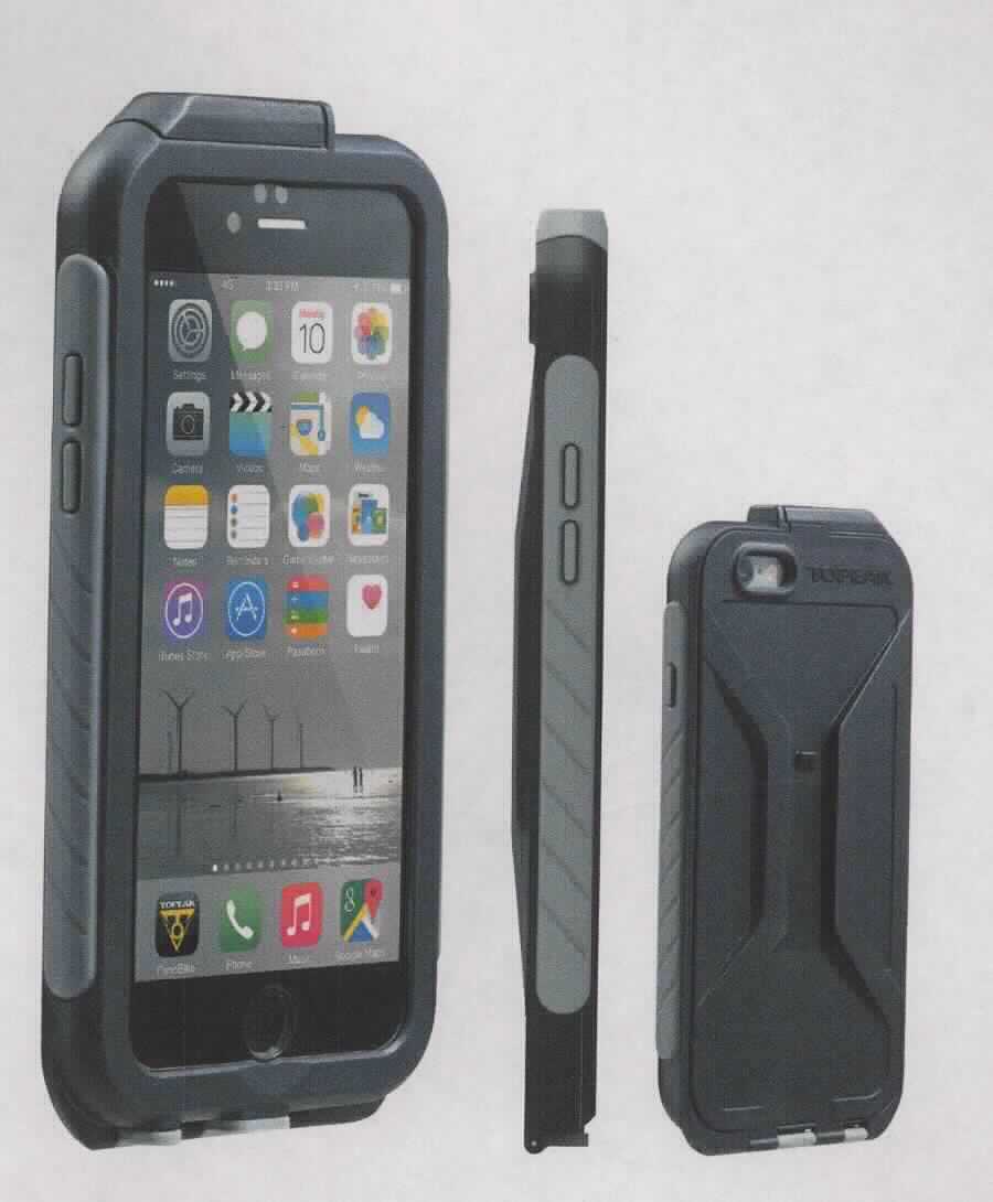 Etui für ein Mobiltelefon, sog. Weatherproof RC f. iPhone ohne Halter, Artikel 15800270, 
Foto siehe Anlage, 
- gemeinsam mit einem O-Ring aus Kunststoff, einem kleinen Beutel Schmiere und einer 
  Gebrauchsanweisung aus Papier für den Einzelverkauf aufgemacht; diese sind geringwertig 
  und im Hinblick auf die Verwendung als unbedeutend zu betrachten, sie ändern das Wesen 
  der Hauptware nicht und sind deshalb wie diese einzureihen,
- mit verschiedenen Außenseiten:
- - auf der Rückseite und den Rändern mit einer Außenseite aus formgepresstem Kunststoff 
    (flächenmäßig überwiegend und damit charakterbestimmend),
- - auf der Vorderseite und einer kleinen Aussparung auf der Rückseite mit "Sichtfenstern" 
    aus überwiegend klarsichtiger Kunststofffolie, 
- aufklappbar; mit einem Scharnier an der unteren Schmalseite,
- am oberen Rand mit einem Verschlussriegel,
- passgenau zur Aufnahme eines Mobiltelefons gestaltet,
- auf der Rückseite mit zwei Schienen und einer Haltenase zum Anbringen an der Fahrrad-
  halterung (damit keine Einreihung als Taschen- oder Handtaschenartikel),
- in den Abmessungen: ca. 17 cm (Höhe) x 8,5 cm (Breite) x 1,5 cm (Tiefe),
- die Ware erfüllt nicht die Zubehöreigenschaften für Fahrräder, somit keine Einreihung in 
  die Position 8714.

"Etui, anderes als in den Unterpositionen 4202 1110 bis 4202 3900 genannte, mit Außenseite 
 aus formgepresstem Kunststoff, kein handgearbeitetes Behältnis für Musikinstrumente"