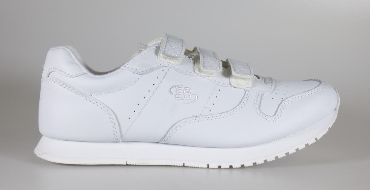 Halbschuhe, sog. Sport- und Freizeitschuhe, Größe 39, Foto siehe Anlage,
- mit Laufsohlen aus (laut Antrag) Kunststoff; ohne Hauptsohle aus Holz,
- mit Oberteil (geschlossenes Blatt) aus Leder (den größten Teil der Außenfläche bildend) und Kunststoff
  (Spinnstoff mit einer mit bloßem Auge wahrnehmbaren Außenschicht aus Kunststoff),
- mit Klettverschlüssen,
- seitlich, auf der Lasche und im Bereich der Ferse mit Firmenlogos verziert,
- ohne Metallschutz in der Vorderkappe,
- nicht den Knöchel bedeckend,
- mit einer Länge der Innensohle von ca. 25,7 cm,
- nicht als Männer- oder Frauenschuhe erkennbar.

"Schuhe mit Laufsohlen aus Kunststoff und Oberteil aus Leder, andere als in den Unterpositionen
 6403 1200 bis 6403 9950 genannte, mit einer Länge der Innensohle von mehr als 24 cm, nicht als
 Männer- oder Frauenschuhe erkennbar, andere als in der Unterposition 6403 9993 10 genannte"