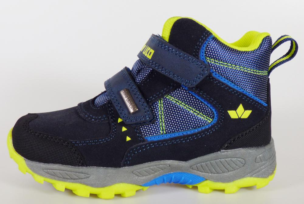 Stiefel, sog. Freizeitstiefel für Kinder und Jugendliche, Größe 26, Foto siehe Anlage,
- mit Laufsohlen aus (laut Antrag) Kautschuk/Kunststoff, ohne Hauptsohle aus Holz,
- mit Oberteil (geschlossenes Blatt) aus Leder (den größten Teil der Außenfläche bildend), Kunststoff
  (Spinnstoff mit einer mit bloßem Auge wahrnehmbaren Außenschicht aus Kunststoff) und Spinnstoff,
- auf das Oberteil sind Verstärkungsteile aus Kunststoff und Leder aufgesetzt,
- mit zwei Klettverschlüssen,
- im Bereich der Ferse mit einer Anziehhilfe,
- seitlich, auf der Lasche und auf beiden Klettverschlüssen mit Firmenlogos verziert,
- ohne Metallschutz in der Vorderkappe,
- den Knöchel, jedoch nicht die Wade bedeckend,
- mit einer Länge der Innensohle von ca. 17,5 cm.

"Schuhe mit Laufsohlen aus Kautschuk/Kunststoff und Oberteil aus Leder, andere als in den Unter-
 positionen 6403 12 bis 6403 59 genannte, den Knöchel bedeckend, andere als in der Unterposition
 6403 9105 genannte, jedoch nicht die Wade bedeckend, mit einer Länge der Innensohle von weniger
 als 24 cm, andere als in der Unterposition 6403 9111 10 genannte"