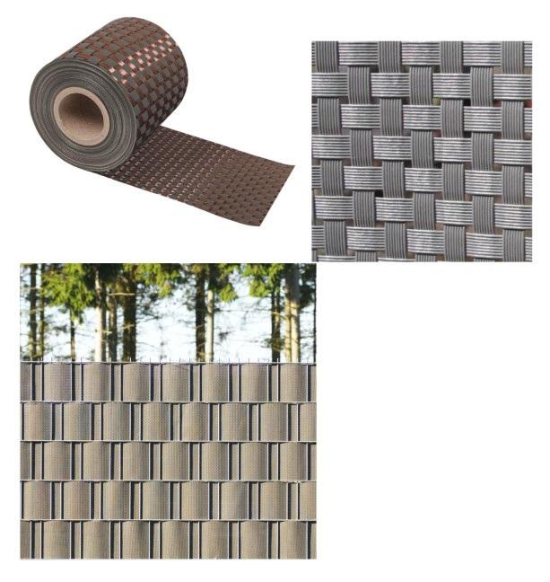 Mit Kunststoff überzogenes Gewebe, sog. RATTAN-Sichtschutzstreifen, Foto siehe Anlage,
- als Meterware, somit keine Ware der Position 6307, 
- laut Antrag in den Abmessungen von 19 cm x 260 cm bzw. 19 cm x 3500 cm,
- aus Garnen der Position 5604 aus synthetischen Chemiefasern, die vor dem Weben mit dem bloßen
  Auge wahrnehmbar mit Kunststoff (laut Antrag Polyvinylchlorid) ummantelt (überzogen) wurden.

"Gewebe, mit Kunststoff (Polyvinylchlorid) überzogen, anderes als solche der Position 5902"