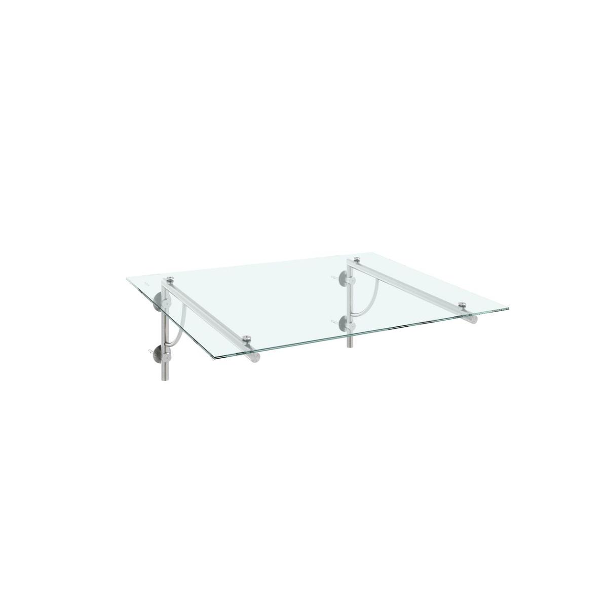 Türüberdachung:

Es handelt sich um eine sogenannte Türüberdachung aus Stahl (Edelstahl) in den Maßen: 140 x 90 cm oder 150 x 90 cm in der Aufmachung zum Einzelverkauf mit einer
Glasstärke: 8,76 mm (4 + 0,76 + 4 mm). Das Glas wird durch Glas-/Wand-Eckverbinder, Maße: 85 x 40 x 3,2 cm, direkt mit der Wand verbunden und dient zum Schutz vor Witterung vor Türen oder Fenstern.

- Antragstellerangaben -
Abbildung siehe Anlage.

Bei der aus verschiedenen Stoffen bestehenden Ware ist das Rohrgestell nebst den Befestigungen aus Stahl charakterbestimmend.
Nicht Codenummer 7308 9059 00 0, weil aus Rohren und nicht aus Blechen aus Stahl bestehend.

Derartige Erzeugnisse gehören als "andere Konstruktionen aus Stahl" zur Codenummer 7308 9098 90 0 des Zolltarifs.