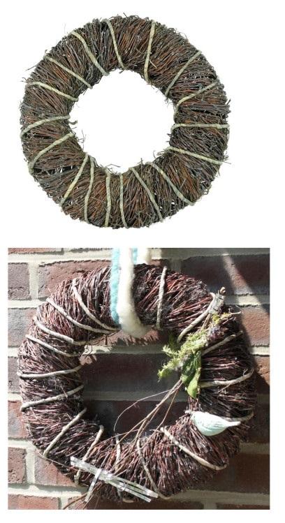 Nach den Angaben der Antragstellerin sowie dem vorgelegten Warenmuster handelt es sich bei dem sog. "Dekokranz CARRIE“ um einen Zierkranz für die Dekoration in zwei verschiedenen Größen (D 30 cm bzw. 40 cm).

Die Ware besteht aus einem formgebenden Grundgerüst aus Metalldraht, das auf der Außenseite blickdicht mit weiß gefärbten Weidenzweigen (Flechtstoff im Sinne der Anmerkung 1 zum Kapitel 46) verziert ist. Die durch Wickeln und Ineinanderstecken in Flechttechnik verarbeiteten Zweige sind mit einem weißen Farbauftrag versehen. Zur Erhöhung der Zierwirkung ist ein weiterer, etwas hellerer und breiter Pflanzenstreifen um den Kranz gewickelt.

Im Hinblick auf den Umfang und die Bedeutung für die Zierwirkung bestimmen die Flechtstoffe den Charakter der in Handarbeit gefertigten Ware.

Zolltarifrechtlich handelt es sich um eine "Flechtstoffware, unmittelbar aus anderen pflanzlichen Flechtstoffen als Bambus oder Rattan hergestellt, keine Flaschenhülse aus Stroh, handgearbeitet".