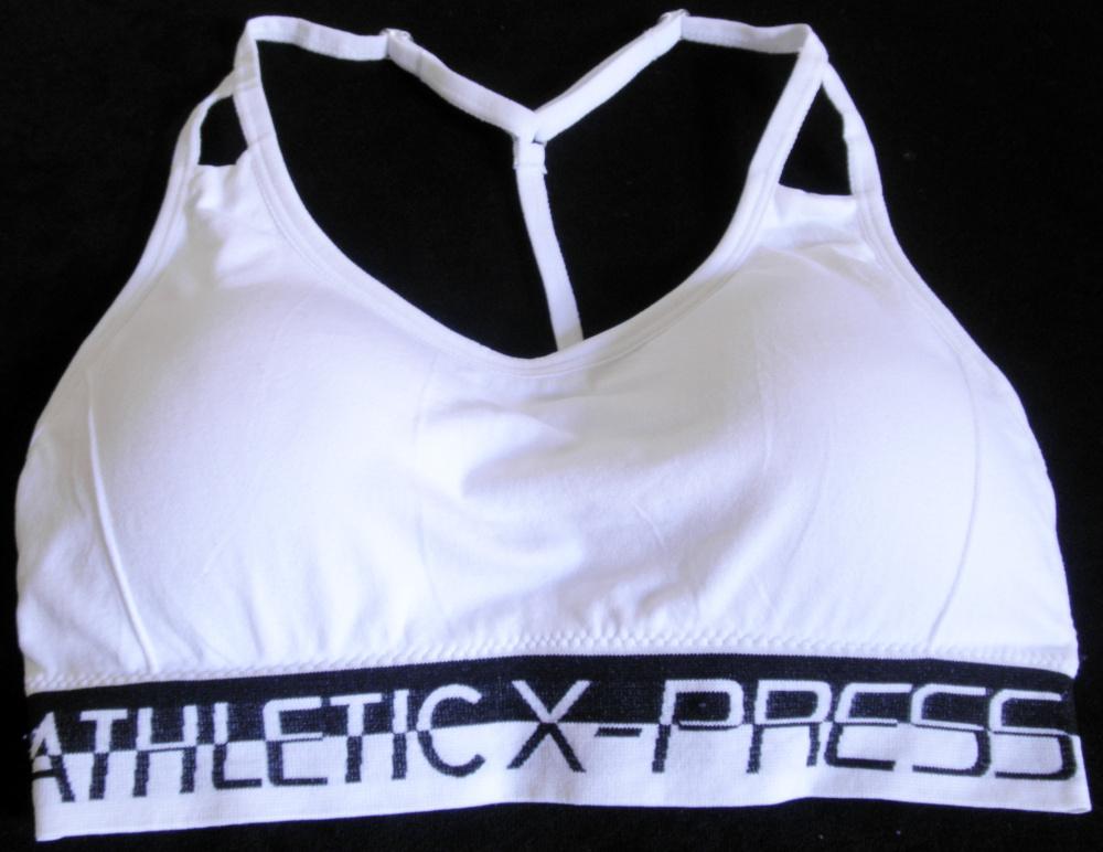 Bustier, sog. Sport-Bustier, Artikel 242983, Größe S (36/38), Foto siehe Anlage,
- im Büstenbereich zweilagig gearbeitet; aus bis zu ca. 0,8 mm dicken, buntgewirkten bzw. 
  einfarbigen, elastischen Gewirken aus synthetischen Chemiefasern (laut Antrag: 93 % Polyamid
  und 7 % Elasthan),
- bis kurz unter die Brust reichend (max. Rückenlänge: ca. 30 cm),
- ohne einzelne Büstenteile,
- mit herausnehmbaren Polstern ausgestattet,
- ohne Öffnung oder Verschluss,
- mit einem durch Umschlagen und Festnähen doppelt gearbeiteten, ca. 4 cm breiten, elastischen,
  unteren Rand,
- an allen übrigen Rändern mit elastischen Randeinfassungen versehen, die u. a. als ca. 1 cm breite,
  längenverstellbare Träger weiter- und im Rücken in Art eines Ringershirts mittels eines Kunststoff-
  ringes zusammengeführt sind,
- das Kleidungsstück ist nach Schnitt und Ausstattung nicht dazu bestimmt, die Einzelbüste zu stützen,
  zu formen oder zu korrigieren (somit keine Ware der Position 6212).

"Andere Kleidung (Bustier), aus Gewirken, aus Chemiefasern"