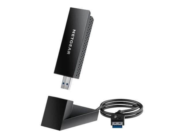 Netzwerkadapter (Abbildung siehe Anlage)
- aus einem WLAN-Funksende- und -empfangsmodul in einem Gehäuse (Abmessungen:
  93,0 x 31,4 x 14,45 mm) mit ausklappbarer Antenne und USB 3.0-Anschlussstecker, 
- zum Empfangen, Konvertieren und Senden von Signalen im WLAN-Standard (IEEE
  802.11b, IEEE 802.11a, IEEE 802.11g, IEEE 802.11n, IEEE 802.11ac, IEEE 802.11ax),
- zusammen mit Beipack (USB-Adapter, Schnellinstallationsanleitung, USB-Stick für
  Installation) in einer gemeinsamen Verkaufsumschließung.
Der Netzwerkadapter bestimmt den Charakter der Warenzusammenstellung.

"Apparat für die Kommunikation in einem drahtlosen Netzwerk, keine Basisstation, Gerät
zum Empfangen, Konvertieren und Senden von Tönen, Bildern und anderen Daten, in
Warenzusammenstellung mit nicht charakterbestimmendem Beipack."