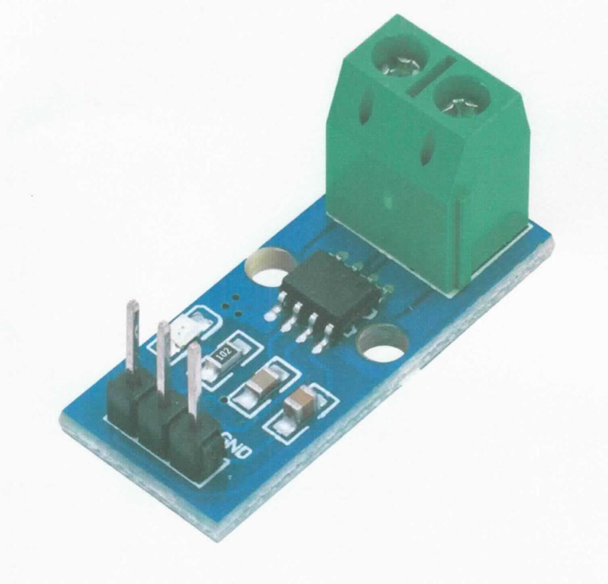 Stromsensor, im Wesentlichen bestehend aus einer mit einem Stromsensor in Form einer elektronischen integrierten Schaltung, einem zweipoligen Anschlussblock mit Schraubklemmen, drei Kontaktstiften sowie weiteren Bauelementen bestückten Leiterplatte (siehe Abbildung in der Anlage). Der nach dem Hall-Effekt-Prinzip arbeitende Sensor dient dem Messen der Stromstärke in einem Bereich von ± 30 A.
Die Ware wird als "Gerät zum Messen oder Prüfen elektrischer Größen (Stromstärke), kein Zähler der Position 9028, anderes als von den Unterpositionen (KN) 9030 1000 bis 9030 3320 erfasst" eingereiht.