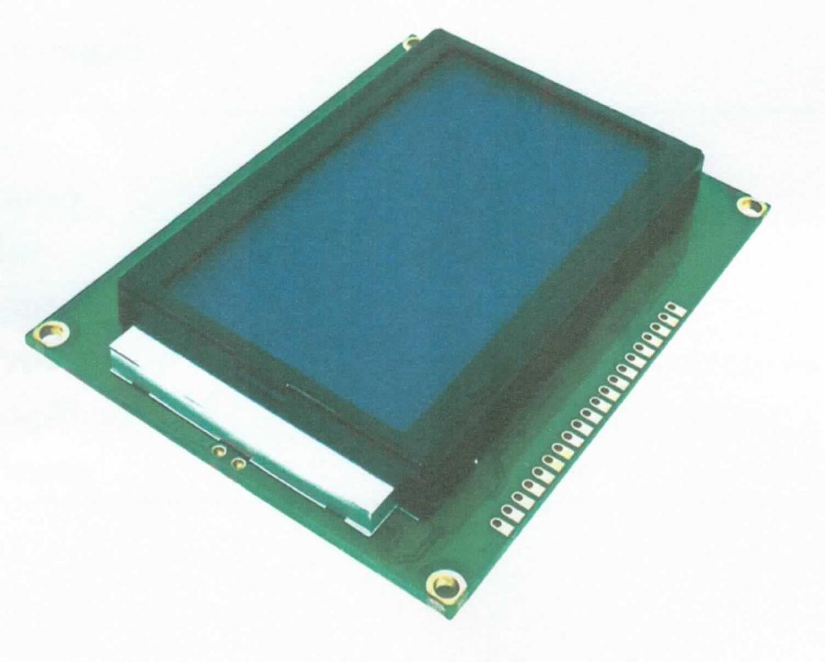 LCD-Anzeigemodul 128x64 LCD blaues Display (Abbildung siehe Anlage)
- aus einer monochromen Flüssigkristallanzeige mit passiver Matrix (STN-Technologie,
  Auflösung: 128 x 64 Pixel, aktive Anzeigefläche: 70 x 38,8 mm) mit Hintergrundbe-
  leuchtung und Treiberelektronik auf einer gedruckten Schaltung (Abmessungen: 
  93 x 78 x 10 mm) mit einer mehrpoligen Schnittstelle,
- ausschließlich zur Anzeige von Grafiken und alphanumerischen Zeichen bestimmt.

"Elektrisches Sichtsignalgerät, kein Gerät der Positionen 8512 und 8530, kein Alarm-
 gerät, Anzeigetafel mit Flüssigkristallanzeige (LCD), nicht mit aktiver Matrix-Flüssigkristall-
 anzeige (LCD) - LCD-Anzeigemodul"
