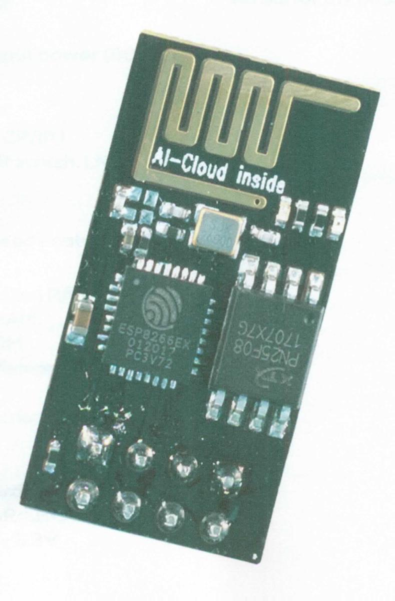 ESP8266-01S mit Relais
- aus einer u.a. mit WiFi-SoC-Baustein, einem Flash-Speicherbaustein, einer gedruckten
  Antenne, Kondensatoren und elektrischen Anschlüssen bestückten gedruckten Schaltung
  sowie einem Relais-Modul, ohne elektrische Verbindungskabel,
- zur Datenkommunikation mittels verschiedenen Protokollen in WiFi-Netzwerken
  sowie zur Verwendung als WiFi-Funkfernsteuerung (Sender und Empfänger) 
  bestimmt,
- universell mit unterschiedlichen Geräten oder Projekten verwendbar.
Eine das Ganze kennzeichnende Hauptfunktion ist nicht feststellbar.

"Unvollständiges Funkfernsteuergerät, Multifunktionsgerät zur Datenkommunikation und
 Funkfernsteuerung, ohne kennzeichnende Hauptfunktion"