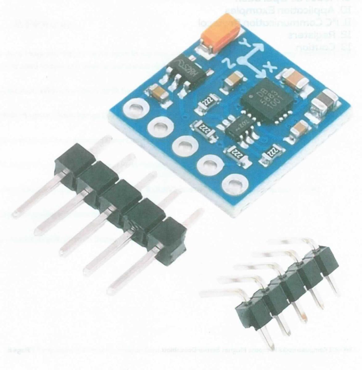 Magnetsensor, im Wesentlich bestehend aus einer mit einem Magnetsensor in Form eines IC sowie weiteren elektrischen und elektronischen Bauelementen bestückten Platine (siehe Abbildung in der Anlage). Die Platine (13,4 x 13,3 mm) verfügt über fünf Anschlusskontakte, die mittels eines der beiden beiliegende Kontaktelemente (Deminimis-Regel) angeschlossen wird (noch nicht zusammengesetzte Ware). Der Sensor IC besteht aus einem magneto-resistiven Sensorchip und einer anwendungsspezifischen integrierten Schaltung (ASIC) in einem gemeinsamen Gehäuse. Er misst die magnetische Flussdichte über drei Achsen (3 DOF) in einem Messbereich von -8 - +8 Gauss (G). Die Ergebnisse werden über eine I²C-Schnittstelle ausgegeben. Der Sensor wird in verschiedenen Bereichen wie z. B. Navigation, Spieleanwendungen oder Robotik eingesetzt.
Die Ware wird als "Gerät zum Messen oder Prüfen elektrischer Größen (magnetische Flussdichte), ohne Registriervorrichtung, anderes als von den Unterpositionen (KN) 9030 1000 bis 9030 8200 erfasst" eingereiht.