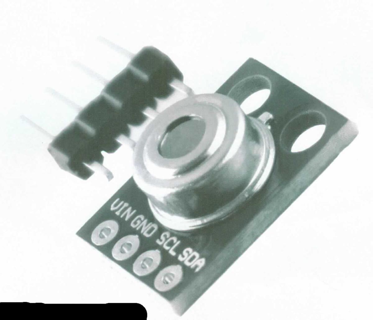 Temperatursensormodul, im Wesentlichen bestehend aus einer mit einem digitalen Pyrometersensor, einem Spannungsregler sowie verschiedenen Widerständen und Kondensatoren bestückten Platine (siehe Abbildung in der Anlage). Die Platine verfügt über vier Anschlusskontakte, die mittels eines beiliegenden Kontaktelementes angeschlossen wird (noch nicht zusammengesetzte Ware). Das Modul dient der berührungslosen Messung der Temperatur (-20 - 120 °C), indem die Infrarotstrahlung von Messobjekten detektiert wird. Die Ergebnisse werden über eine digitale Schnittstelle ausgegeben.
Die Ware wird als "Pyrometer, nicht mit anderen Instrumenten kombiniert, nicht unmittelbar ablesbar, nicht flüssigkeitsgefüllt, anderes als für für zivile Luftfahrzeuge bestimmt" eingereiht.