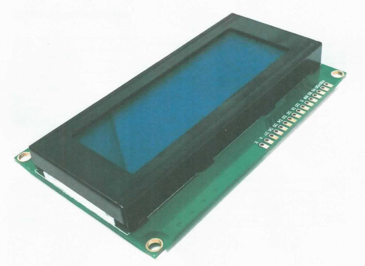 LCD-Anzeigemodul HD44780 2004 LCD Display 4 x 20 Zeichen Grün
(Abbildung siehe Anlage)
- aus einer monochromen Flüssigkristallanzeige mit passiver Matrix (Auflösung: 100 x 
  32 Pixel, aktive Anzeigefläche: 70,4 x 20,8 mm), LED-Hintergrundbeleuchtung und
  Treiberelektronik auf einer gedruckten Schaltung (Abmessungen: 98 x 60 x 14 mm)
  mit einer 16-poligen Schnittstelle,
- ausschließlich zur Anzeige von Grafiken und alphanumerischen Zeichen (4 Linien, 
  20 Zeichen pro Linie) bestimmt.

"Elektrisches Sichtsignalgerät, kein Gerät der Positionen 8512 und 8530, kein Alarm-
 gerät, Anzeigetafel mit Flüssigkristallanzeige (LCD), nicht mit aktiver Matrix-Flüssigkris-
 tallanzeige (LCD) - LCD-Anzeigemodul"