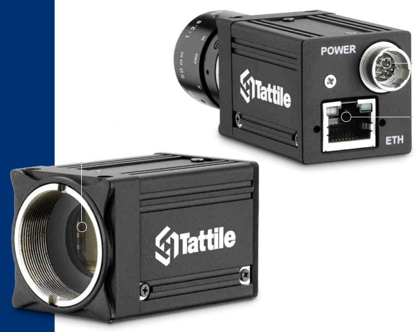 Fernsehkamera (GigE Area Camera, Tag-5-Series)
- aus einem Kamerakopf mit einem CMOS-Bildsensor, Signalverarbeitungselektronik und
  Verschlusssystem in einem Gehäuse mit Objektivanschluss (C-Mount) und verschiedenen
  Schnittstellen (Abbildung siehe Anlage),
- ohne internen Bildspeicher,
- zur Aufnahme und Übertragung von Videobildern in verschiedenen Anwendungsbereichen.

"Fernsehkamera, nicht von den Unterpositionen (KN) 8525 81 00 bis 8525 83 00 erfasst"