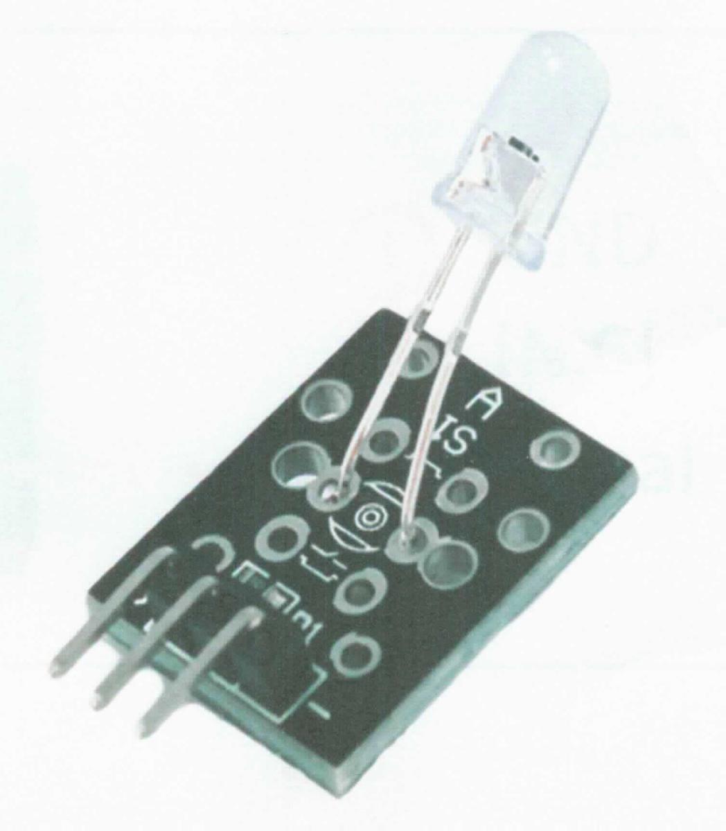 KY-034 7 Color LED Modul (Abbildung s. Anlage)
- Leuchtdioden-Statusanzeige aus einer bedrahteten LED (für 7 Farben) mit integriertem IC 
  (für die Ansteuerung der Farben) mit zwei Anschlussstiften, aufgelötet auf eine rechteckige 
  gedruckte Schaltung mit aufgelötetem Widerstand und 3-Pin Anschluss,
- zur optischen Signalisierung bestimmter Ereignisse oder Zustände.

"Elektrisches Sichtsignalgerät, kein Gerät der Positionen 8512 oder 8530, kein Alarmgerät, keine Anzeigetafel, kein Läutwerk, Summer, Türklingel oder Ähnliches"