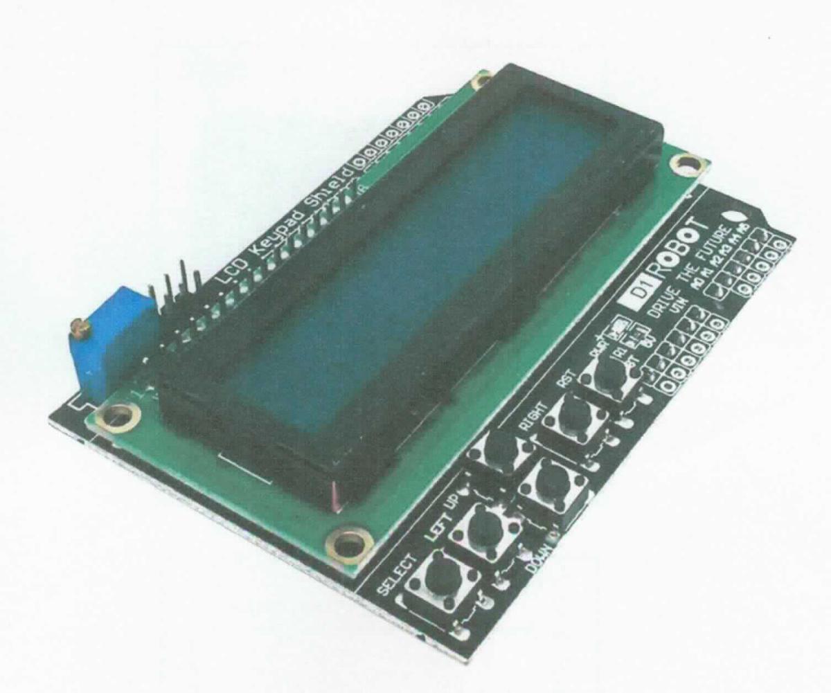 Steuerung, sog. "LCD 2x16 Keypad",  
- aus zwei miteinander verbundenen gedruckten Schaltungen bestückt mit einem Potentiometer, sechs 
  Schalttastern, mehreren mehrpoligen Schnittstellen und einem LC-Display (2-zeilig mit je 16 Zeichen), 
- für eine Spannung von 5 Volt, 
- bestimmt zur Montage auf Arduino-Boards zur Eingabe von Steuersignalen. 
  
Die Ware ist als "Tafel, Konsole und anderer Träger, mit mehreren Geräten der Position 8536 ausgerüstet, zum elektrischen Schalten und Steuern, einschließlich solcher mit eingebauten Instrumenten oder Geräten des Kapitels 90, keine Vermittlungseinrichtung der Pos. 8517, für eine Spannung von 1.000 V oder weniger, kein Steuerschrank für numerische Steuerungen, nicht speicherprogrammierbar, nicht erfasst von den TARIC-Unterpositionen 8537 1098 10 bis 8537 1098 98" einzureihen.