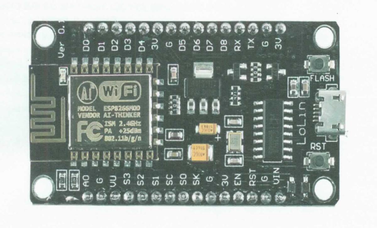 NodeMCU LUA Lolin V3 Modul mit ESP8266 12 E unverlötet (Abbildung zeigt verlötetes Modul)
- aus einer u.a. mit WiFi-SoC-Baustein, Antenne, Kondensatoren, Transistoren
  sowie einer USB-Steckvorrichtung bestückten gedruckten Schaltung, noch nicht
  mit elektrischen Stiftleisten zusammengesetzt,
- zur Datenkommunikation mittels verschiedenen Protokollen in WiFi-Netzwerken
  sowie zur Verwendung als WiFi-Funkfernsteuerung (Sender und Empfänger) 
  bestimmt, eine kennzeichnende Hauptfunktion ist nicht feststellbar,
- universell mit unterschiedlichen Geräten oder Projekten verwendbar.

"Funkfernsteuergerät, Multifunktionsgerät zur Datenkommunikation und Funkfern-
 steuerung, ohne kennzeichnende Hauptfunktion, noch nicht zusammengesetzt"