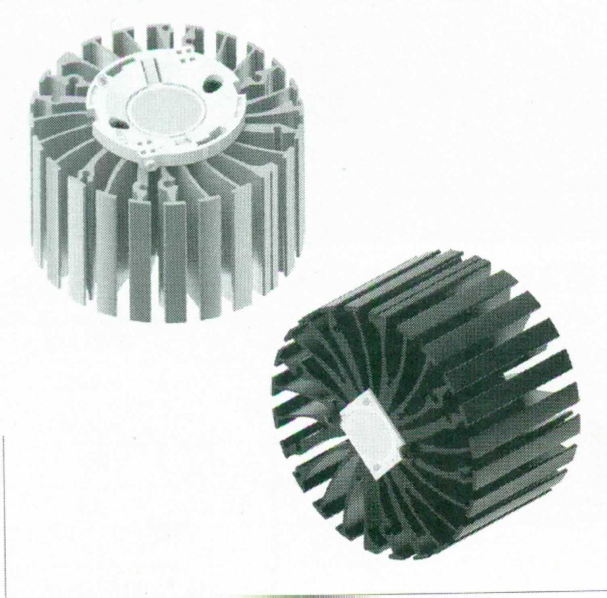 LED-Kühlkörper (Abbildungen siehe Anlage)
- aus einem spezifisch geformten Körper aus Aluminium mit spezifischen Kühllamellen,
  Aussparungen und Befestigungsbohrungen,
- erkennbar ausschließlich bzw. hauptsächlich zum Kühlen von LED-Modulen der 
  Positionen 8541 und 8543 bestimmt. 

"Nichtelektrischer Teil von Maschinen, Apparaten und Geräten, in Kapitel 84 anderweit 
weder genannt noch inbegriffen, keine Ware der TARIC-Codes 8487 10 10 00  bis 8487 
90 90 10 - LED-Kühlkörper"