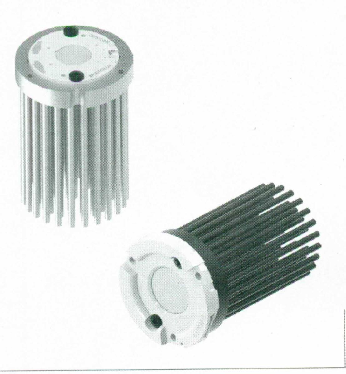 LED-Stift-Kühlkörper (Abbildungen siehe Anlage)
- aus einem spezifisch geformten Körper aus Aluminium mit spezifischen Kühlzapfen,
  Aussparungen und Befestigungsbohrungen,
- erkennbar ausschließlich bzw. hauptsächlich zum Kühlen von LED-Modulen der 
  Positionen 8541 und 8543 bestimmt. 

"Nichtelektrischer Teil von Maschinen, Apparaten und Geräten, in Kapitel 84 anderweit 
weder genannt noch inbegriffen, keine Ware der TARIC-Codes 8487 10 10 00  bis 8487 
90 90 10 - LED-Stift-Kühlkörper"