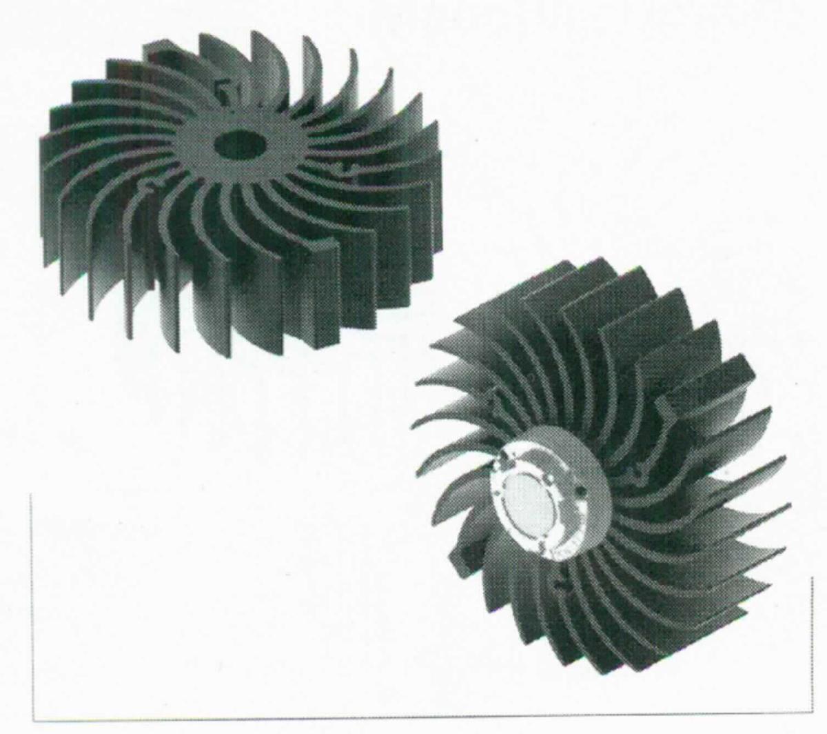 LED-Kühlkörper (Abbildungen siehe Anlage)
- aus einem spezifisch geformten Körper aus Aluminium mit spezifischen Kühllamellen,
  Aussparungen und Befestigungsbohrungen,
- erkennbar ausschließlich oder hauptsächlich zum Kühlen von LED-Modulen der 
  Positionen 8541 und 8543 bestimmt. 

"Nichtelektrischer Teil von Maschinen, Apparaten und Geräten, in Kapitel 84 anderweit 
weder genannt noch inbegriffen, keine Ware der TARIC-Codes 8487 10 10 00 bis 8487 
90 90 10 - LED-Kühlkörper"