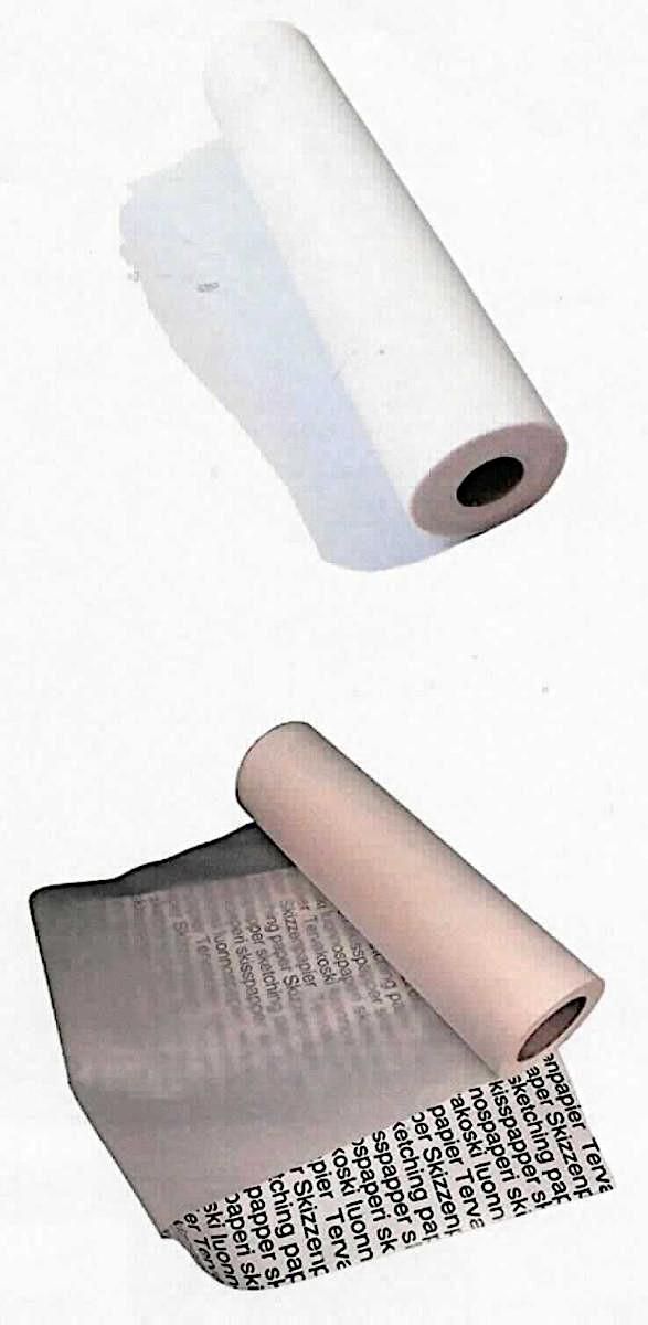 Es handelt sich um maschinenglatte Papiere aus gebleichtem Halbstoff mit einem auf die Gesamtfasermenge bezogenen Anteil an mechanischem Halbstoff von mehr als 50 GHT und einem Quadratmetergewicht von weniger als 72 g. Die Papiere dienen als Skizzenpapiere und werden in Rollen mit einer Breite von je nach Sorte 33,0 oder 40,0 cm eingeführt. Die Rollen sind in Papier eingeschlagen sowie in Kunststofffolie eingeschweißt.

Abbildung siehe Anlage.

Derartige Waren gehören als "Papiere, weder gestrichen noch überzogen, von der Art, wie sie als Schreibpapiere, Druckpapiere oder als Papiere und Pappen zu anderen grafischen Zwecken verwendet werden, in Rollen, jeder Größe, ausgenommen Papiere der Position 4801 oder 4803, andere als die der HS-Unterpositionen 4802 20 bis 4802 54, mit einem Quadratmetergewicht von weniger als 72 g und mit einem Gehalt an Fasern, in einem mechanischen Aufbereitungsverfahren gewonnen, von mehr als 50 GHT, bezogen auf die Gesamtfasermenge" zum TARIC-Code 4802 61 15 00.