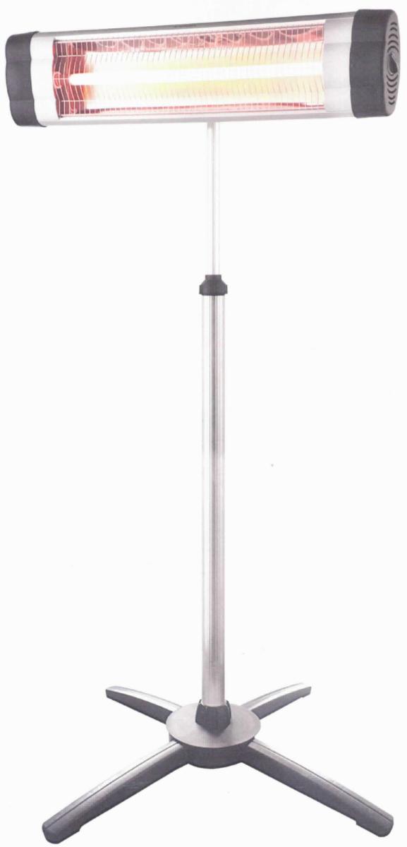 Outdoor Heizgerät, 2076952203798 (Abbildung s. Anlage)
- aus einem Heizelement, eingebaut in einem flachen, quaderförmigen Gehäuse mit Gitteröffnung,
  mit Ständer mit Teleskopfunktion und Standfuß, noch nicht zusammengebaut,
- für eine Heizleistung von 2000 Watt bei einer Spannung von 220 - 240 VAC,
- zusammen mit einer Bedienungsanleitung (Beipack) in einer gemeinsamen Verkaufsumschließung 
  zur Abgabe an den Endverwender aufgemacht,
- zur Verwendung als elektrischer Heizstrahler für den Außenbereich.

Das Heizgerät bestimmt den Charakter der Warenzusammenstellung. 

"Elektrisches Gerät zum Raum- oder Bodenbeheizen oder zu ähnlichen Zwecken, nicht von den
 Unterpositionen 8516 21 00 bis 8516 29 50 erfasst, ohne eingebautem Ventilator 
 (Warenzusammenstellung in Aufmachung für den Einzelverkauf  aus charakterbestimmendem 
 Heizgerät und Beipack, noch nicht zusammengesetzt)"