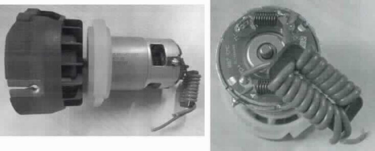 Gleichstrommotor,
bürstenbehafteter Elektromotor in einem zylinderförmigen Gehäuse, mit ca. 94 bzw. 100 mm Länge und ca. 42,3 mm Durchmesser, mit einer Leistung von 215 W bzw. 242 W,
zur Verwendung in Geräten für den Gartenbau (Heckenschere bzw. Gehölzschneider).

Die Ware ist als "Elektromotor, Gleichstrommotor mit einer Leistung von 750 W oder weniger jedoch mehr als 
37,5 W, keine Ware der TARIC-Unterpositionen 8501 3100 10 bis 8501 3100 75" einzureihen.