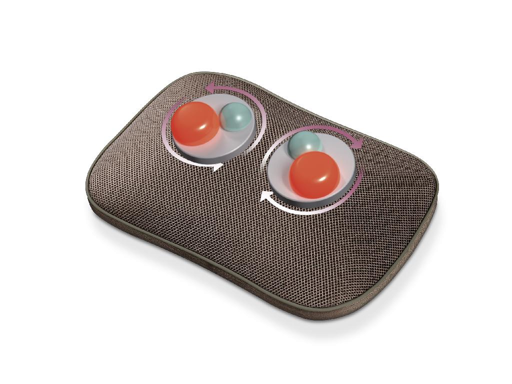 Sog. Shiatsu-Massage-Kissen, in Form eines ca. 40 cm x 27 cm x 12 cm großen, kissenähnlichen Gerätes mit einem Klettverschlussband zur Fixierung z.B. an einer Stuhllehne, einem Netzteil sowie einem über ein Kabel angeschlossenen Bedienelement in Form eines Handschalters, Gewicht ca. 1,47 kg.
Äußere Form: siehe Abbildung in der Anlage.
Das Gerät verfügt über vier, paarweise angeordnete, gegenläufig rotierende Massagekugeln (sog. Massageköpfe), die die Druck- und Knetbewegungen einer Shiatsu-Massage nachahmen. Auf jeder Seite ist die größere der beiden Massagekugeln mit einer zuschaltbaren Wärmefunktion ausgestattet, die bei aktiver Wärmefunktion rot leuchtet. Die Wärmefunktion kann auch ohne die Massagefunktion genutzt werden, jedoch stellt die Massagefunktion die Hauptfunktion des Gerätes dar. Die Vorrichtung dient zur Massage des Nacken- und Rückenbereichs.

Die Ware wird als "Massagegerät, nicht von der Unterposition (KN) 9019 1010 erfasst" eingereiht.