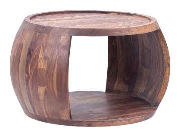Bei dem "Couchtisch 60 cm" handelt sich um einen runden, bauchigen Holztisch; 60 cm x 60 cm x 40 cm (B x T x H).
Der auf den Boden zu stellende Tisch besitzt unter der Tischplatte eine weitere Ablagefläche mit teilweise rundum geschlossenen Seiten. 

Ein Raumbezug ist aufgrund der neutralen Gestaltung und aufgrund der fehlenden Beine/Füße, die auf einen Tisch schließen lassen, nicht erkennbar.

Die verpackte Ware ist als "anderes als von den Positionen 9401 und 9402 erfasstes Möbel, aus Holz, ohne Raumbezug" einzureihen.