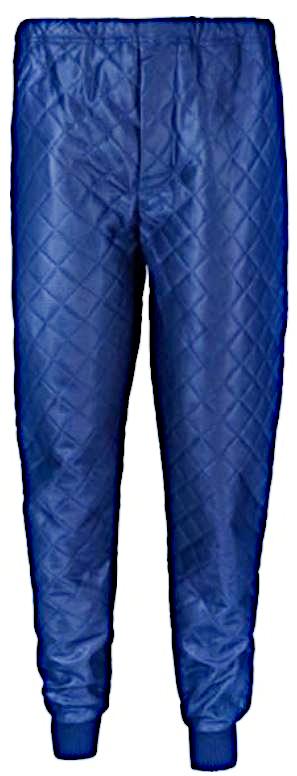 Lange Hose, sog. Prevent® DK Thermo-Bundhose, Art. TH, Größe XL, Foto siehe Anlage,
- in einem Polybeutel verpackt,
- aus einem ca. 1,5 mm dicken, dreilagigen, durch Heißbinden abgeteilten Verbunderzeugnis der
  Position 5811 aus laut Antrag 100 % Polyester (synthetische Chemiefasern) mit einer Außen-
  und Innenlage aus einfarbigen Gewirken und einer Zwischenlage aus Wattierungsstoff,
- in der Taille abschließend; mit einemelastischen Taillenbund;
- vorn unterhalb des Taillenbundes mit einer ca. 14 cm langen Öffnung ohne Verschluss mit
  Überlappung von links über rechts (Männerkleidung),
- mit langen, bis zu den Knöcheln reichenden Hosenbeinen,
- mit angesetzten, verengenden, gerippt gewirkten Bündchen an den Beinabschlüssen,
- kennzeichnet sich aufgrund der Ausstattung und des Verwendungszweckes (wird als Kälteschutz-  
  kleidung zum Wärmen zwischen Unterwäsche und Oberkleidung getragen) nicht als Unterhose  
  (Unterwäsche) der Position 6107.

"Lange Hose, aus Gewirken, für Männer, aus synthetischen Chemiefasern"