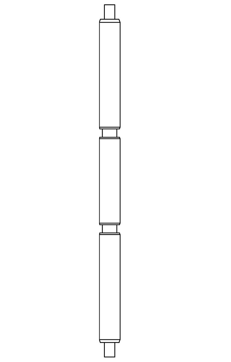 Es handelt sich um massive, zylindrische Erzeugnisse aus Stahl (Länge: 169 mm). Sie weisen zwei umlaufende, jeweils 4 mm breite Nuten und an beiden Enden rundum eine abgeschrägte Außenkante sowie zentrisch einen zylindrischen, 7 mm langen Zapfen auf. Die Erzeugnisse dienen zur Verbindung eines Rollenbandunterteils mit einem Rollenbandoberteil.
 - Antragstellerangaben -

Abbildung siehe Anlage. 
 
Derartige Erzeugnisse gehören als "andere, den Bolzen ähnliche Waren aus Stahl, ohne Gewinde" zum TARIC-Code 7318 29 00 90.