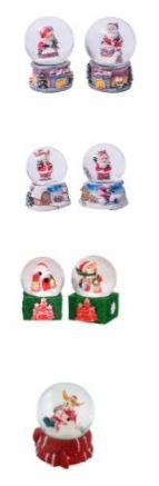 Nach den Angaben der Antragstellerin sowie der vorliegenden Abbildung der Ware handelt es sich um eine Schneekugel als 2er Set (4.5 cm), bestehend aus einem runden Sockel aus Polyresin, auf den eine klarsichtige Kugel aus Glas gesetzt ist, welche mit einer klaren Flüssigkeit sowie Schnee imitierenden Partikeln befüllt ist.
Im Inneren der Schneekugel befindet sich jeweils ein traditionell gekleideter Weihnachtsmann. Der Sockel der Schneekugel ist mit einem Kamin mit Tannenbaum davor verziert.

Derartig gestaltete Erzeugnisse dienen als althergebrachte Dekorationsartikel der traditionellen Ausgestaltung der Weihnachts- bzw. Adventszeit.

Der Charakter der Ware wird durch das Glas bestimmt.

Zolltarifrechtlich handelt es sich um "Weihnachtsfestartikel, aus Glas".