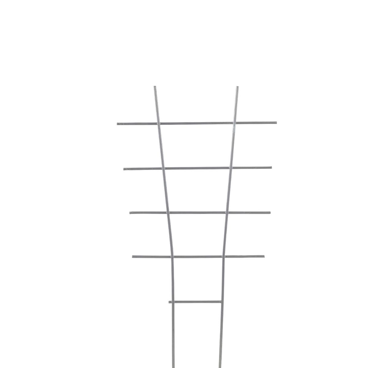 Es handelt sich um aus kunststoffbeschichtetem Stahldraht (max. Querschnittsabmessung: etwa 0,5 cm) gefertigte, sog Blumenstützen, in Form von annähernd fächerförmigen Gittern, die an einer Schmalseite zu einer Art Standfuß ausgearbeitet sind und deren Stäbe an den Kreuzungsstellen verschweißt sind. Die Erzeugnisse dienen als Rankgitter.
Abmessungen (B x H): 44 x 24 cm; Maschengröße: etwa 84 cm².
- Antragstellerangaben -

Abbildung siehe Anlage.

Der Charakter der aus verschiedenen Stoffen bestehenden Erzeugnisse wird aufgrund der Bedeutung für die Verwendung und des Umfangs durch den Stahl bestimmt.

Derartige Erzeugnisse gehören als "andere als in den vorgenannten Codenummern genannte Gitter und Geflechte aus Stahl, an den Kreuzungsstellen verschweißt" zur Codenummer 7314 3900 00 0 des Zolltarifs.