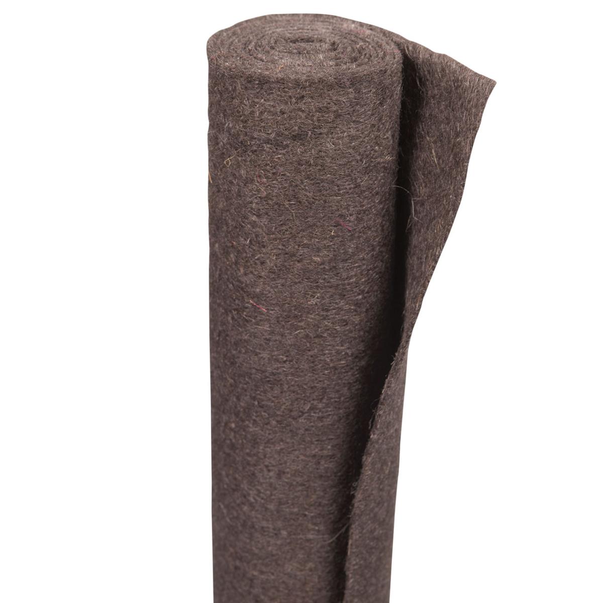 Nadelfilz, sog. MULCHMATTE, Foto siehe Anlage,
- als Meterware, mit einer bedruckten Pappbanderole umwickelt, 
- in den Abmessungen von laut Antrag 150 cm x 50 cm,
- aus Bastfasern des Kapitels 53 (laut Antrag Jute), 
- weder getränkt, bestrichen, überzogen noch laminiert,
- laut Antrag zum Schutz von Pflanzen vor Kälte bestimmt.

"Filz, Nadelfilz, weder getränkt, bestrichen, überzogen noch laminiert, aus Jute"