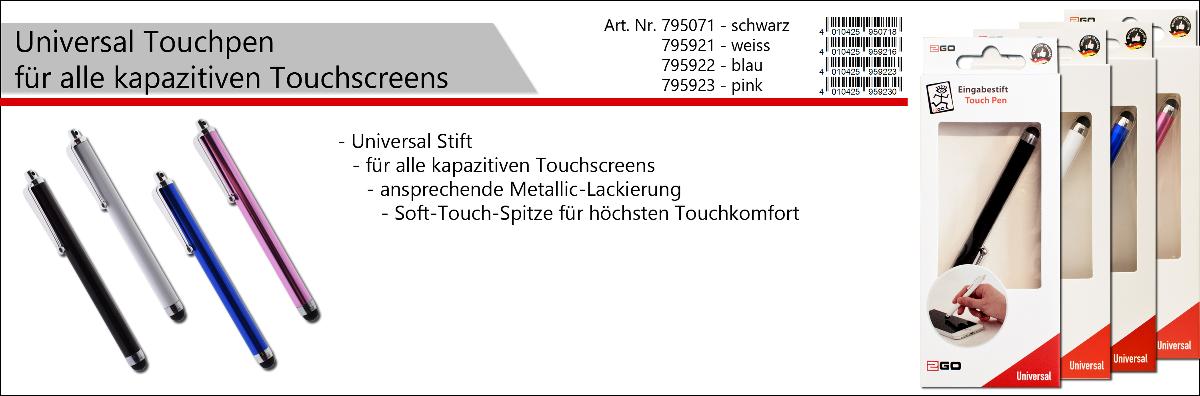 Bei der Ware handelt es sich um einen Stift zur Bedienung von berührungsempfindlichen, kapazitiven Bildschirmen (nicht Gegenstand der vZTA-Entscheidung).

Das Erzeugnis ist mit einem Halteclip aus Metall und an der Spitze mit einer Halbkugel aus leitungsfähigem Material ausgestattet. Der Stift besitzt keinen integrierten Schaltkreis zur Verarbeitung von Signalen und keinen Akku oder Batterie und stellt sich somit als sog. passiver kapazitiver Eingabestift dar.

Die verpackte Ware wird als "anderer Stift, kein Kugelschreiber und kein Stift mit poröser Spitze" eingereiht.