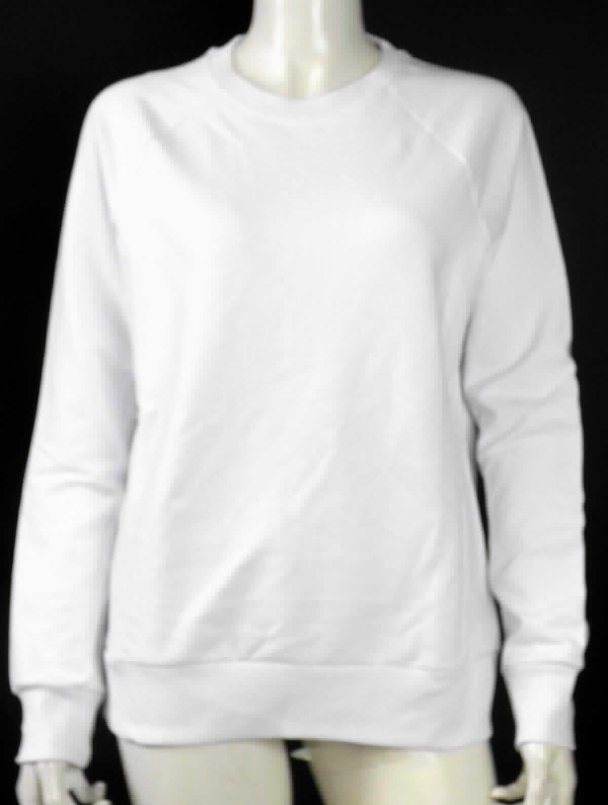 Pullover, sog. e.s. Sweatshirt cotton stretch Damen, A3-Art. 8700134, Größe S, Foto siehe Anlage, 
- in einem Polybeutel verpackt,
- aus ca. 0,8 mm dicken, einfarbigen Gewirken aus laut Antrag 95 % Baumwolle und 5 % Elasthan (synthetische 
  Chemiefasern),
- über die Taille reichend (Rückenlänge: ca. 64 cm), 
- mit einem runden Halsausschnitt mit einer Randeinfassung (somit kein Unterziehpulli),
- ohne Öffnung und ohne Verschluss,
- ohne Hinweise auf den Trägerkreis (unisex),
- mit langen Ärmeln, an den Ärmelenden mit angesetzten, doppelt gearbeiteten, leicht verengenden Bündchen,
- am unteren Rand mit einem angesetzten, doppelt gearbeiteten, leicht verengenden Bund.

"Pullover, aus Gewirken, aus Baumwolle, kein Unterziehpulli, für Frauen"