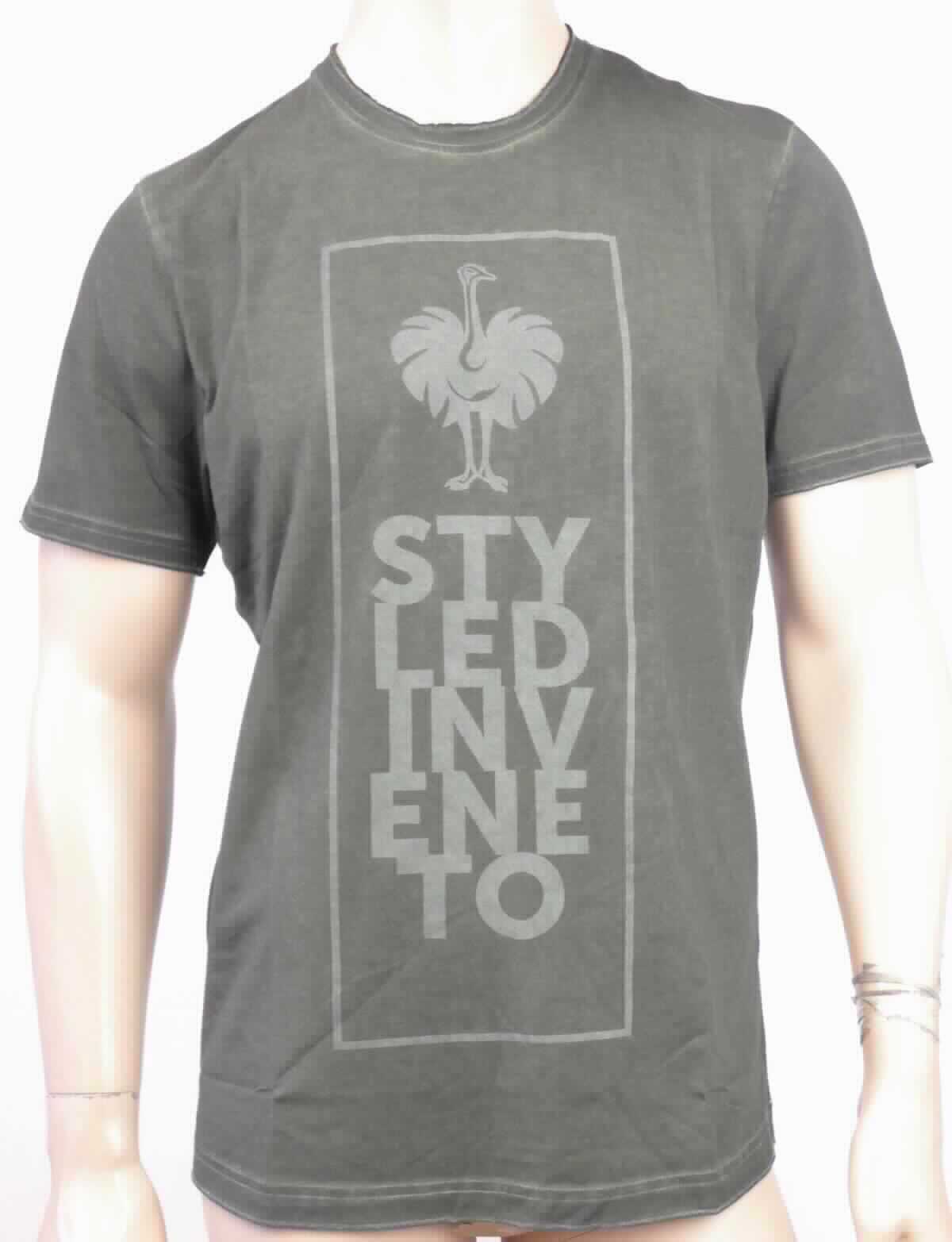 T-Shirt, sog. T-Shirt e.s. motion ten veneto, Größe S, Foto siehe Anlage,
- in einem Polybeutel verpackt,
- aus ca. 0,5 mm dicken (leichten), bedruckten Gewirken aus laut Antrag 95 % Baumwolle und 5 % Elasthan 
  (synthetische Chemiefasern),
- über den Schritt reichend (Rückenlänge: ca. 71 cm),
- mit einem runden, halsnahen Ausschnitt, 
- ohne Öffnung und ohne Verschluss,
- mit kurzen, eng anliegenden Ärmeln,
- auf der Vorderseite mit einem großflächigen Aufdruck verziert,
- am unteren Rand gesäumt.

"T-Shirt, aus Gewirken, aus Baumwolle"